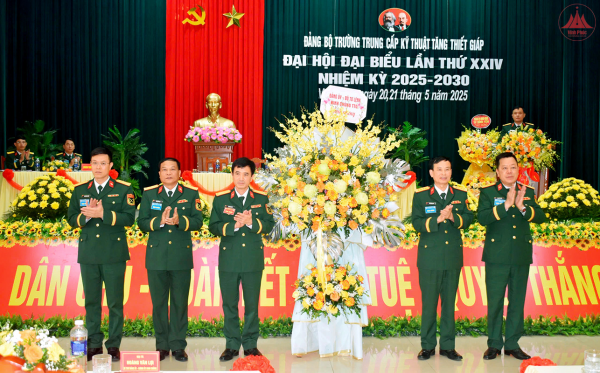 Đại hội đại biểu Đảng bộ Trường trung cấp Kỹ thuật Tăng thiết giáp nhiệm kỳ 2025 - 2030