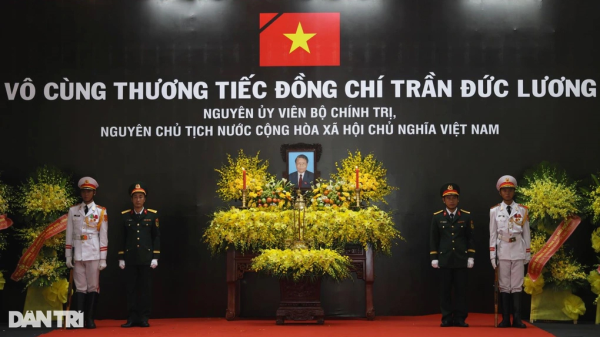 Lễ an táng nguyên Chủ tịch nước Trần Đức Lương tại quê nhà