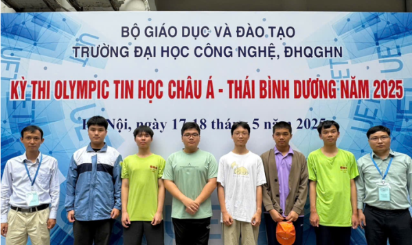 Học sinh Việt Nam giành 1 HC Vàng, 2 HC Bạc thi Olympic Tin học Châu Á năm 2025