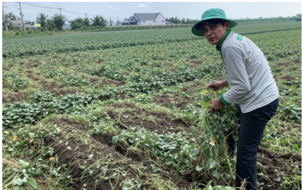 "Vương quốc khoai lang" lao đao vì sâu đục củ