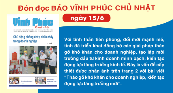 Đón đọc Báo Vĩnh Phúc Chủ nhật ngày 15/6