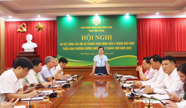 Hội Nông dân tỉnh triển khai nhiệm vụ 6 tháng cuối năm