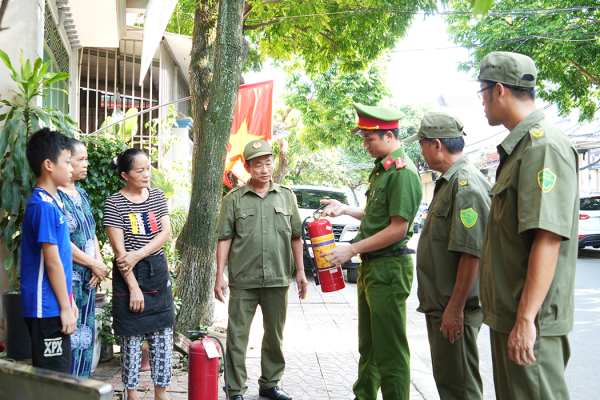 Công an phường kiểu mẫu về an ninh trật tự và văn minh đô thị