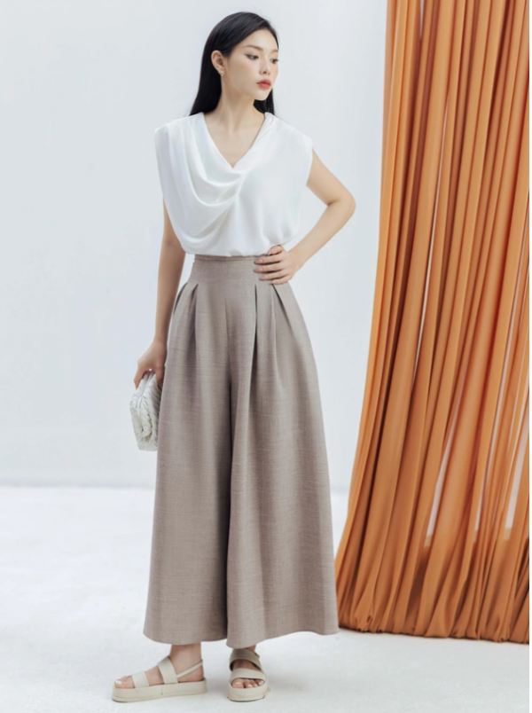 Trẻ trung và cá tính với quần culottes