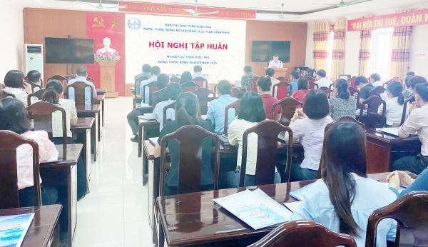 Tập huấn nghiệp vụ Tổng điều tra nông thôn, nông nghiệp năm 2025