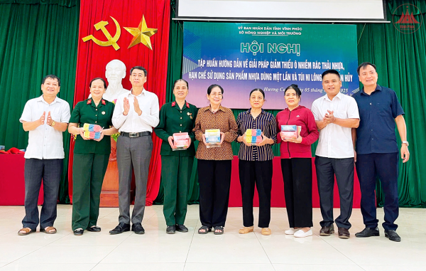 Tập huấn hướng dẫn giải pháp giảm thiểu ô nhiễm rác thải nhựa