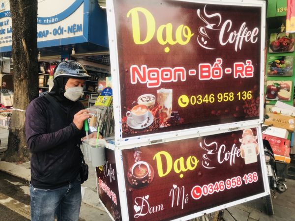 Cà phê dạo - Đặc sản Sài thành hút khách tỉnh lẻ