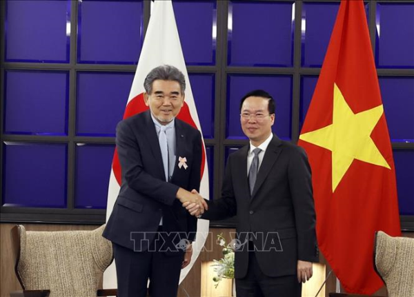 Chủ tịch nước Võ Văn Thưởng tiếp lãnh đạo Hiệp hội chuyên gia Nhật Bản - Việt Nam