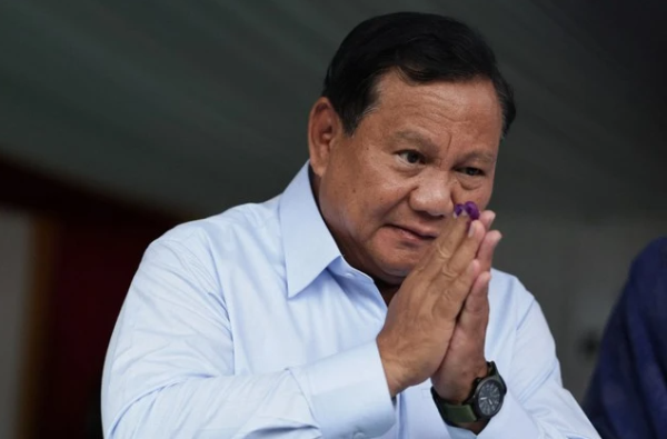 Ông Prabowo Subianto tuyên bố chiến thắng bầu cử Tổng thống Indonesia