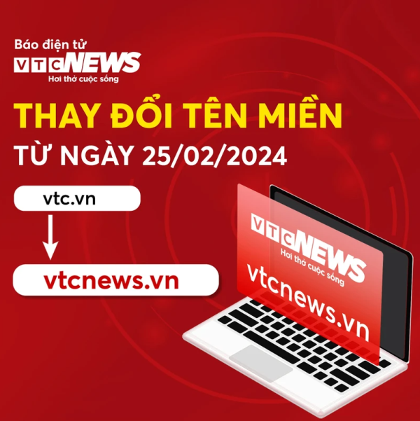 Báo điện tử VTC News đổi tên miền vtc.vn sang vtcnews.vn