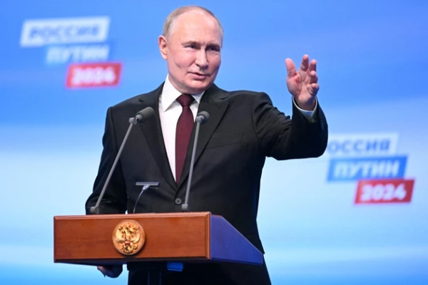 Tổng thống Nga Putin thắng lớn, tái đắc cử nhiệm kỳ 5
