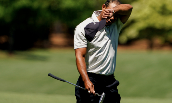 Tiger Woods vỡ trận ở major Masters 2024