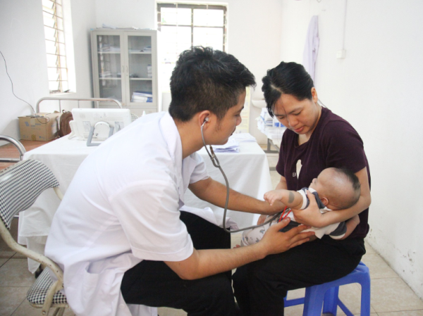 Gần 9.000 trẻ em huyện Lập Thạch được khám sàng lọc tim bẩm sinh