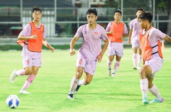 U16 Việt Nam sẵn sàng đối đầu U16 Campuchia ở giải Đông Nam Á