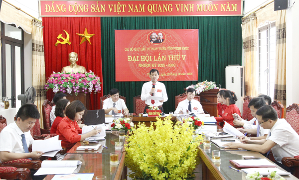 Đại hội Chi bộ Quỹ đầu tư phát triển lần thứ V, nhiệm kỳ 2025 - 2030