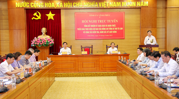 Hội nghị tổng kết nhiệm kỳ 2020 - 2025 và quán triệt, triển khai chỉ đạo của Tổng Bí thư Tô Lâm về công tác kiểm tra, giám sát, kỷ luật Đảng