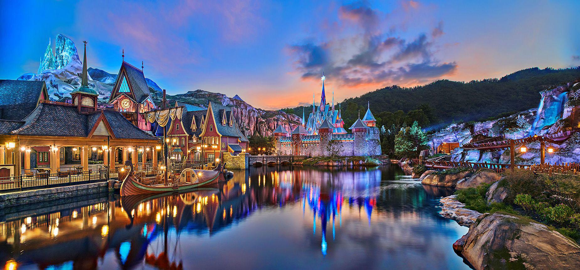 Disneyland Hồng Kông ra mắt công viên chủ đề phim Frozen đẹp như cổ tích