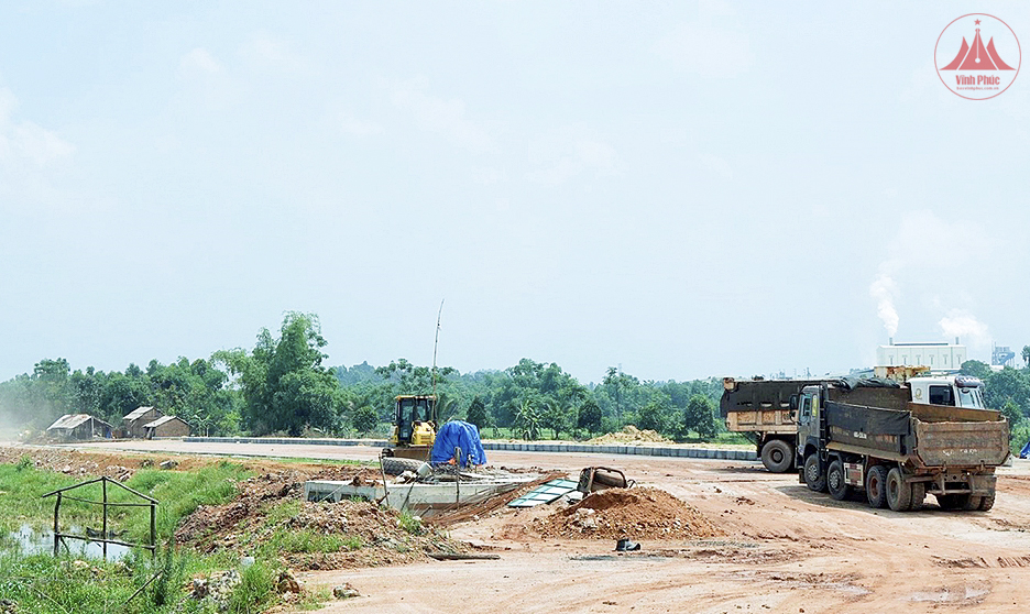 Huyện Lập Thạch đẩy mạnh giải phóng mặt bằng