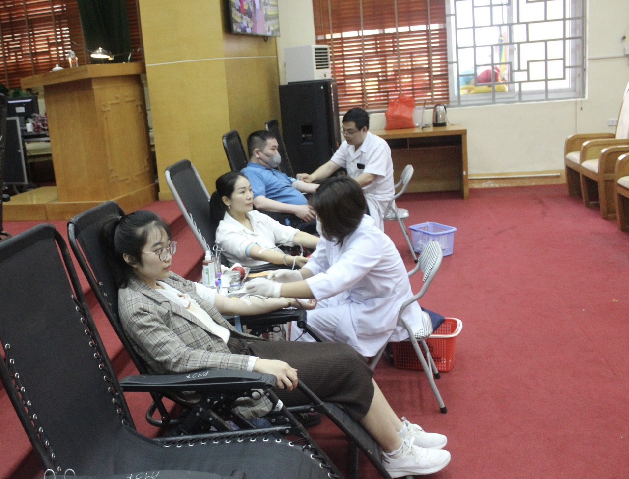 Huyện Tam Dương tiếp nhận gần 660 đơn vị máu an toàn