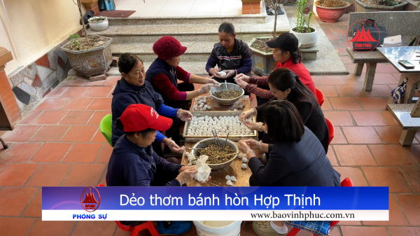 Dẻo thơm bánh hòn Hợp Thịnh