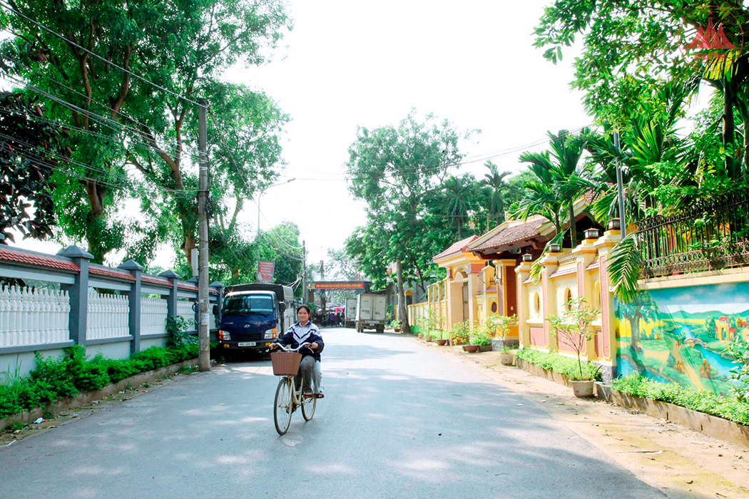 Vóc dáng nông thôn mới nâng cao Lũng Hòa