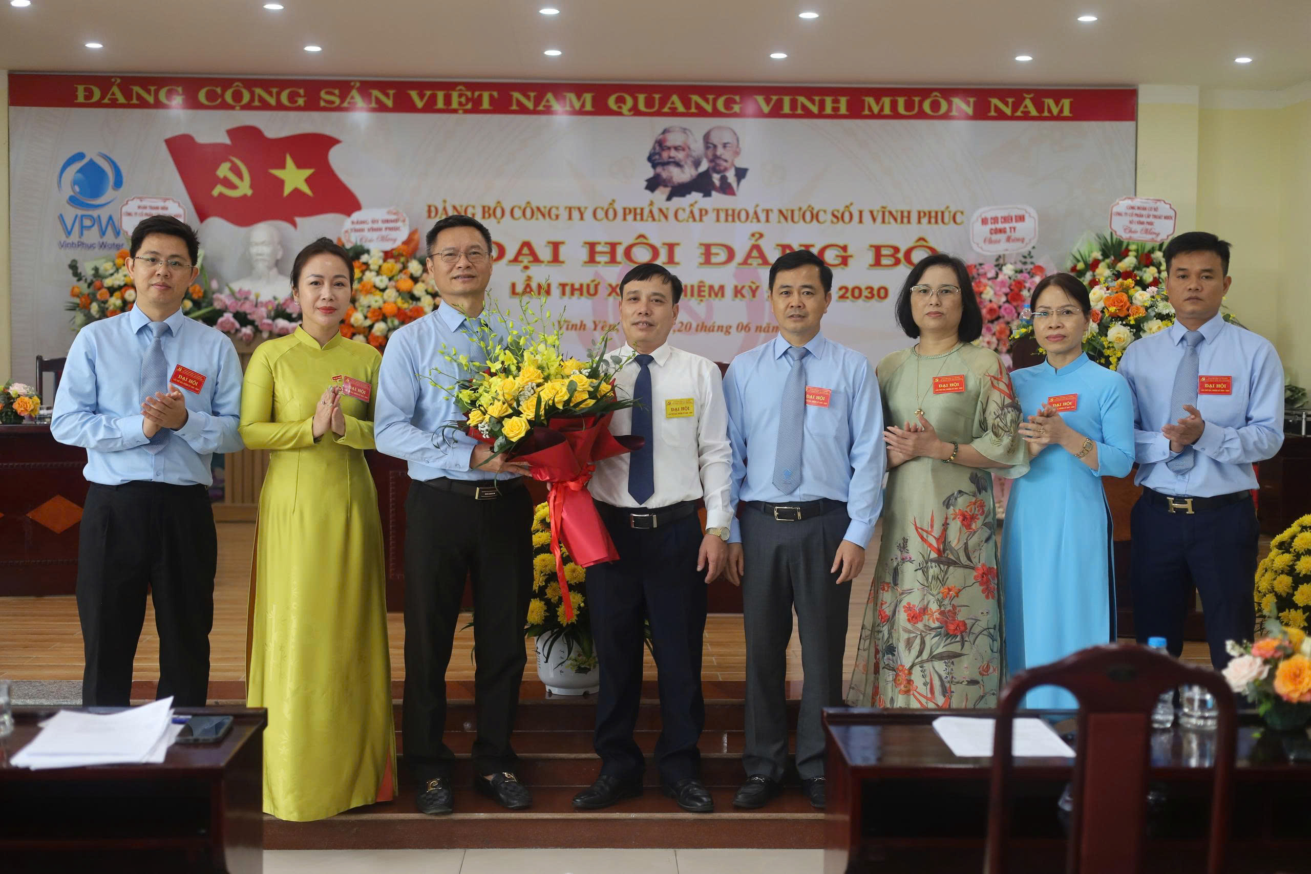 Công ty cổ phần Cấp thoát nước số 1 Vĩnh Phúc: Đại hội Đảng bộ lần thứ XIX, nhiệm kỳ 2025 - 2030