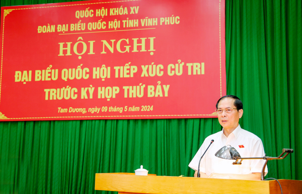 ĐBQH tỉnh tiếp xúc cử tri huyện Tam Dương